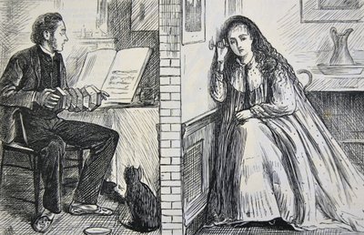 Vibration of Sound, 1871 by George du Maurier